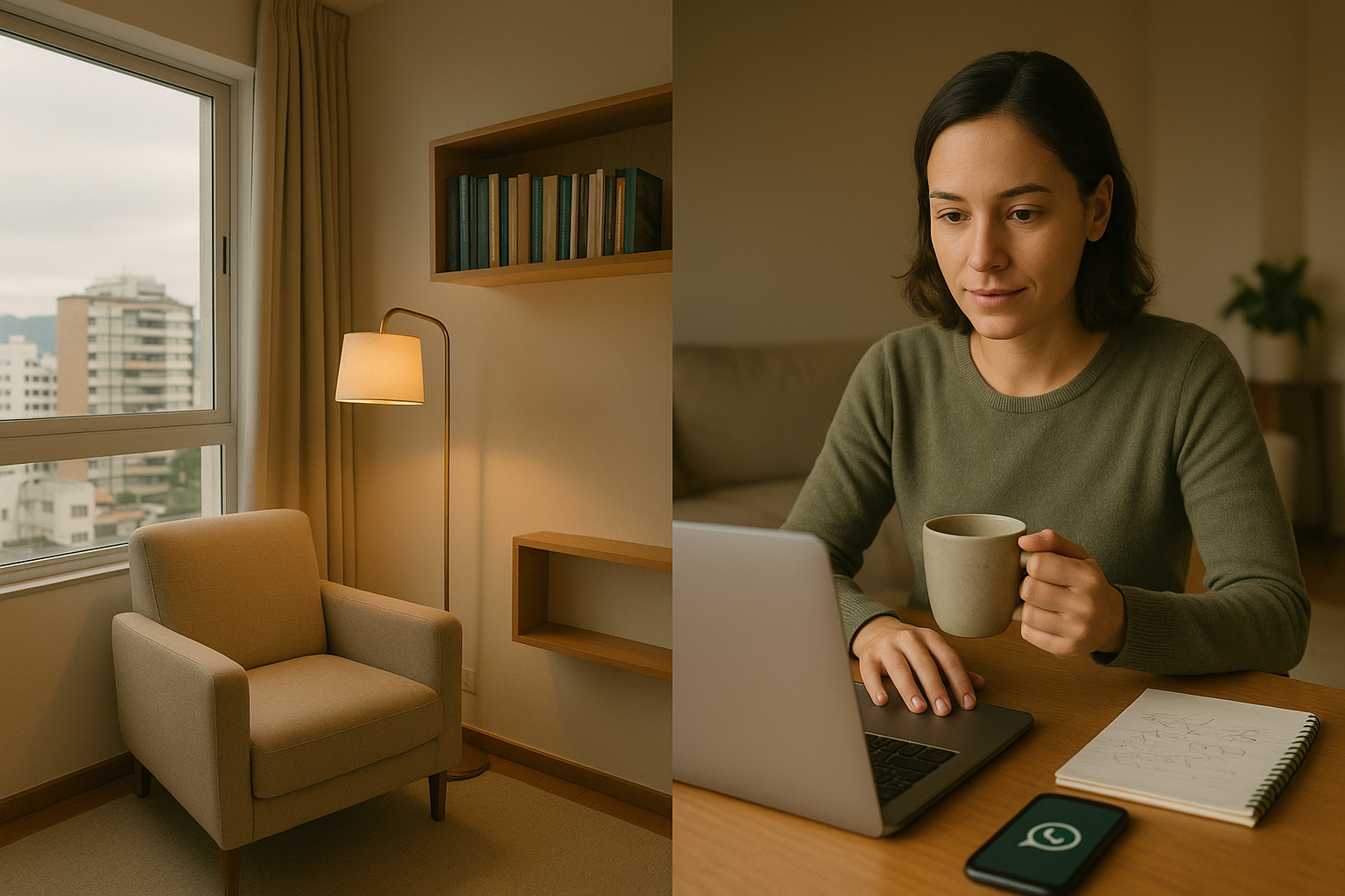 Terapia online vs presencial: prós, contras e como escolher o melhor formato